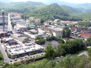 Gatlinburg aerial view
