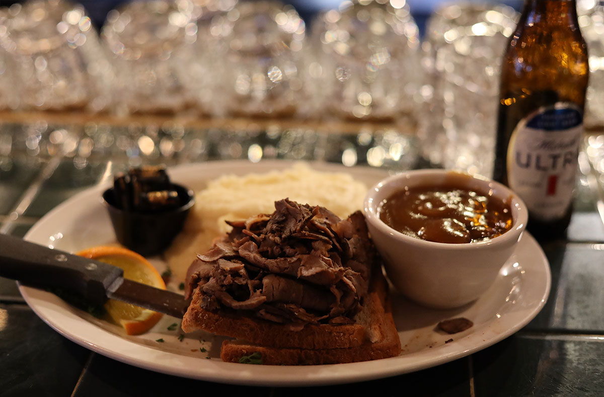 Hot Roast Beef Sandwich
