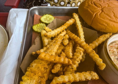 Crinkle cut fries